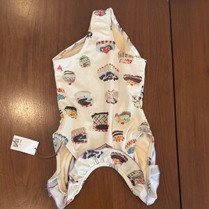 Pink Chicken Floral Swimsuit